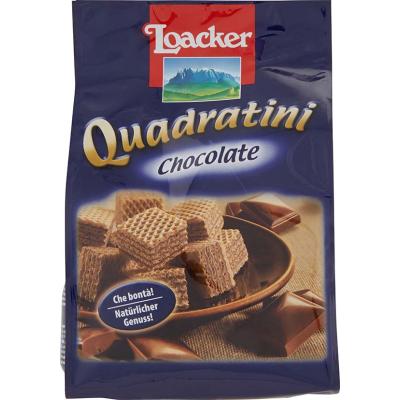 LOACKER QUADRATINI  CHOCOLATE GR250