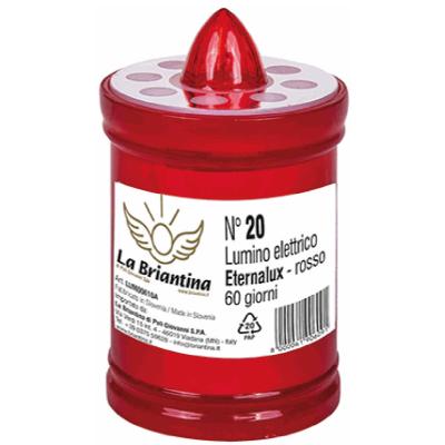 LUMIN0 ETERNALUX C/PILA 60 GG ROSSO