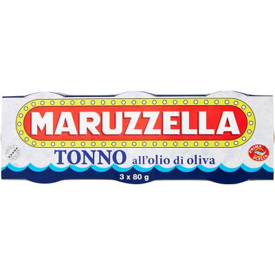 MARUZZELLA TONNO OLIO OLIVA GR.80 X3