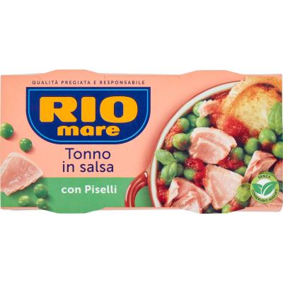 RIO MARE IN SALSA TONNO PISELLI GR160X2