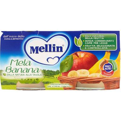 MELLIN OMOG. MELA/BANANA GR.100 X 2