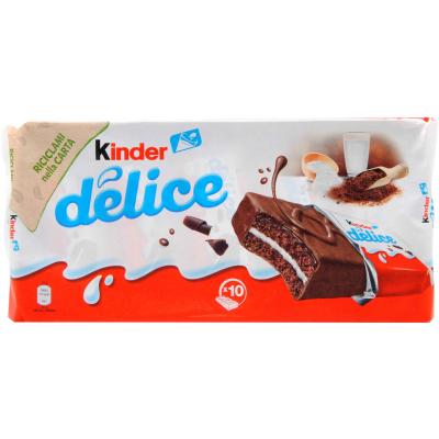 FERRERO KINDER DELICE CACAO X10 GR.390@