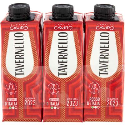 TAVERNELLO VINO ROSSO CL.25 X3