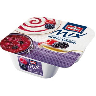 MULLER MIX YOGURT BIANC.MORE/LAMPON G150