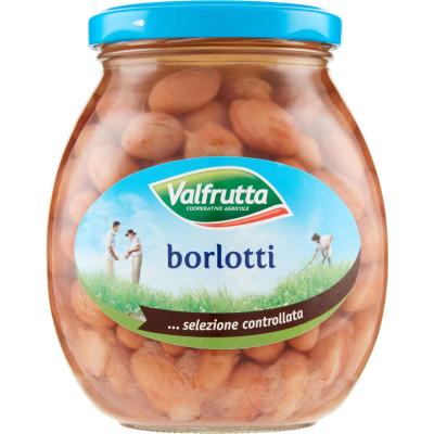 VALFRUTTA FAGIOLI BORLOTTI VASO GR.360