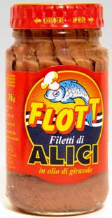 FLOTT FILET. ALICI O.GIRASOLI GR.140