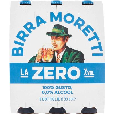 MORETTI ZERO BIRRA CL.33 CLUSTER X3