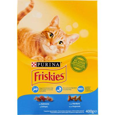 FRISKIES SEC. GATTI SALM/VERD. GR.400