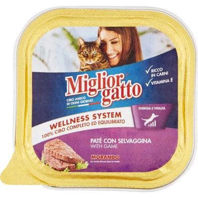 MIGLIORGATTO PATE SELVAGG. VASC. GR.100