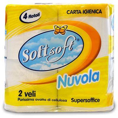 SOFT SOFT CARTA IGIEN X4 NUVOLA CTX10