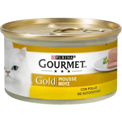 GOURMET GOLD MOUSSE POLLO DELICATO GR.85