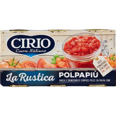 CIRIO POLPAPIU' CUBETTI GR.400 X3