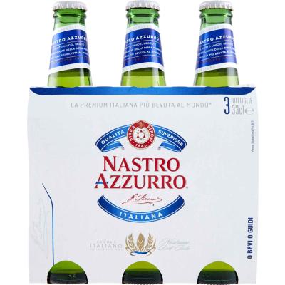 NASTRO AZZURRO BIRRA CL.33 CLUS X3 5,1°