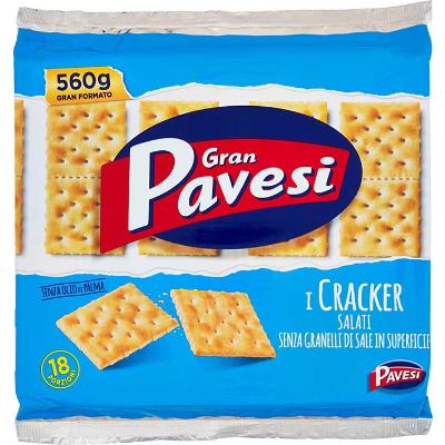 PAVESI CRACKERS N/SALATI GR.560