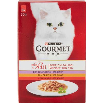 GOURMET MON PETIT CARNI MAN/SELV.GR.50X6