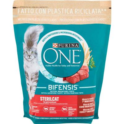 PURINA ONE STERILCAT MANZO/FRUM GR800