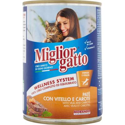 MIGLIORGATTO PATE VIT/CAROTE GR.400