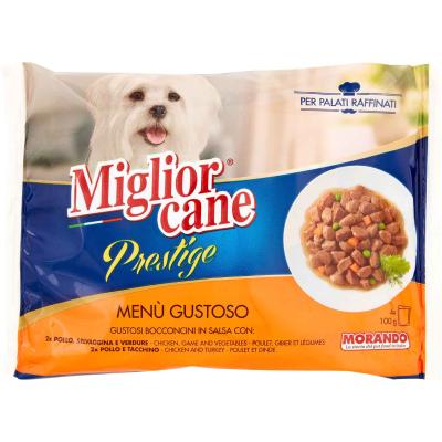 MIGLIORCANE PRESTIGE GUSTOS. GR.100 X4