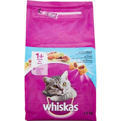 WHISKAS CROC. ADULT 1+ TONNO KG. 1,4
