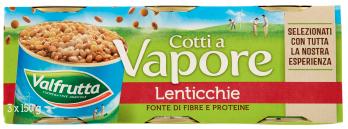 VALFRUTTA LENTICCHIE VAPORE GR.150 X3