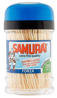 SAMURAI STUZZICADENTI SALE/PEPE DISPX280