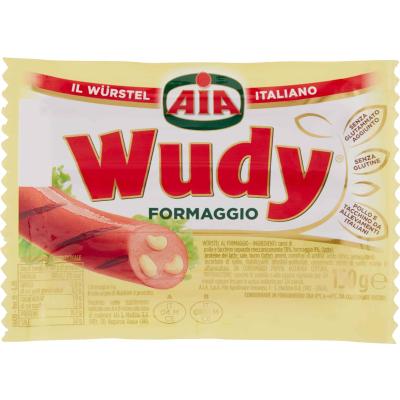 AIA WUDY WURSTEL FORMAGGIO GR.150