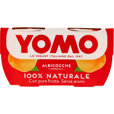 YOMO 100% NATURALE ALBICOCCHE GR.125X2