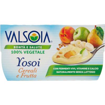 VALSOIA YOSOI CEREALI-FRUTTA GR125X2