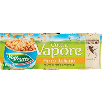 VALFRUTTA FARRO A VAPORE GR150 X3