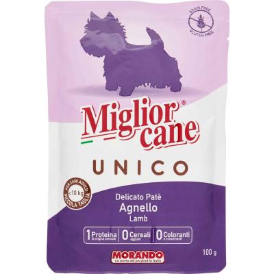 MIGLIORCANE UNICO AGNELLO GR100 CTX24