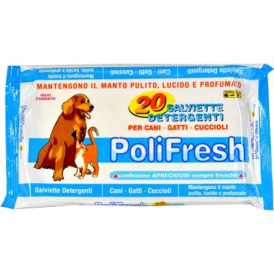 POLIFRESH SALVIETTE XCANI/GATTI/CUC.X20*