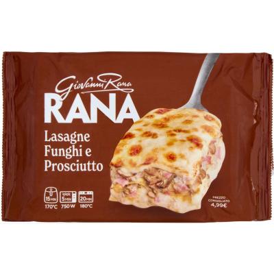 RANA LASAGNE FUNGHI E PROSCIUTTO GR350