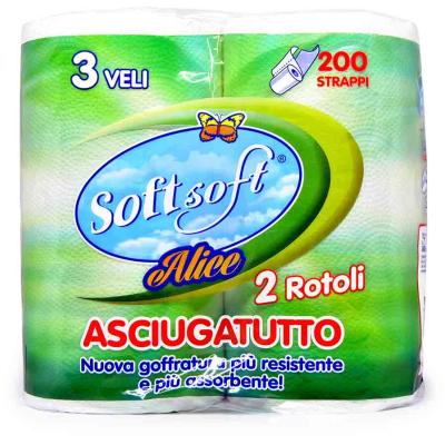 SOFT SOFT ASCIUGAT.ALICE BIANCA.2 ROT