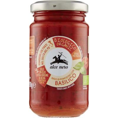ALCE NERO BIO SUGO POMOD BASILICO GR.200
