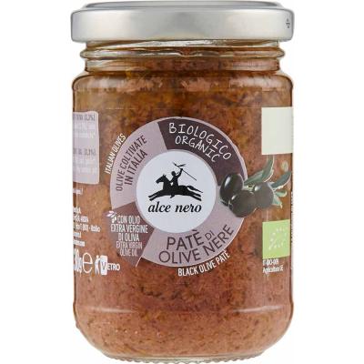 ALCE NERO BIO PATE' OLIVE NERE GR.130