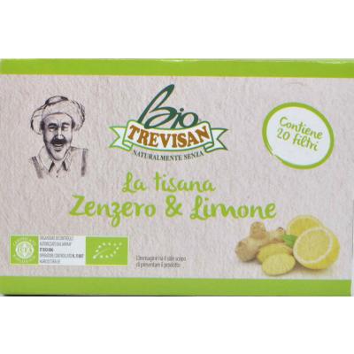 TREVISAN TISANA ZENZERO/LIMONE BIO X20