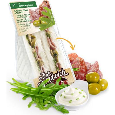 ITAL TRAMEZ.SALAME OLIVE RUCOLA  G140