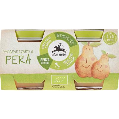 ALCE NERO BIO OMOGEINIZZATI PERA GR80X2
