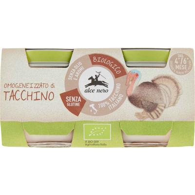 ALCE NERO BIO OMOGEIN.TACCHINO GR80X2