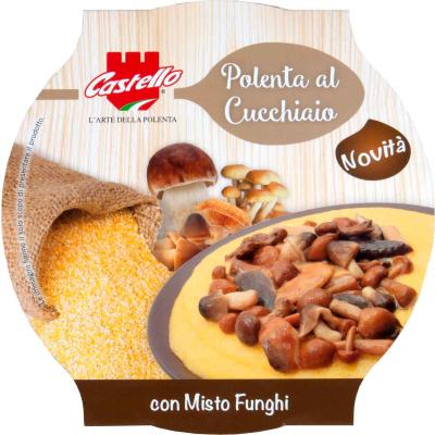 CASTELLO POLENTA CON MISTO FUNGHI GR.350