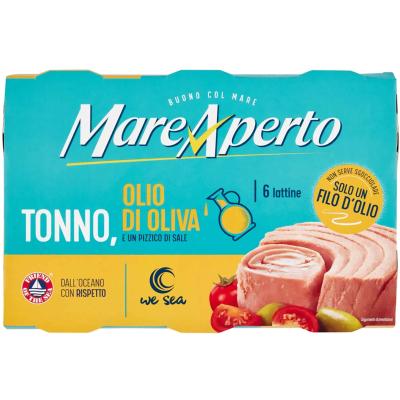 MARE APERTO TONNO OLIO OLIVA GR60X6