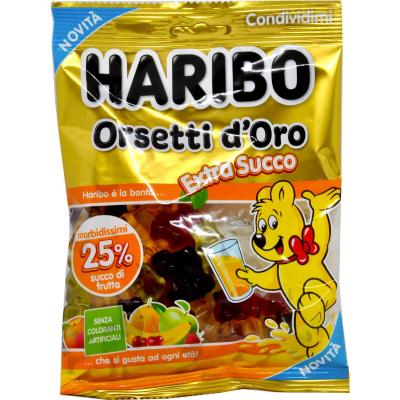 HARIBO ORSETTI D'ORO EXTRA SUCCO GR.150*