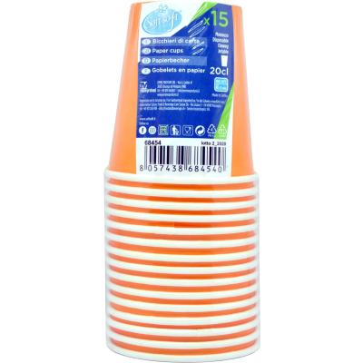 SOFT SOFT BICC.CARTA RIC.ARANCIO CL20X15