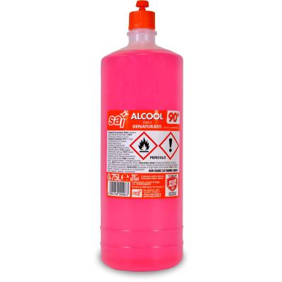 SAI ALCOOL ETILICO 90° ML.750
