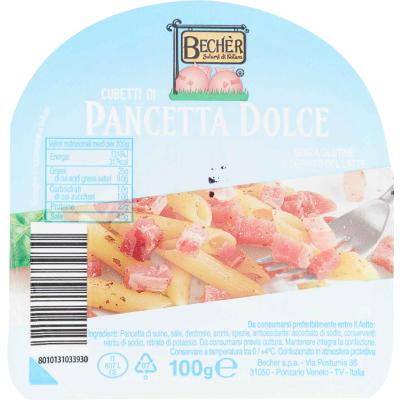 BECHER CUBETTI PANCETTA DOLCE GR100