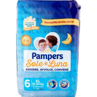 PAMPERS SOLE LUNA EXTRALARGE X13 15/30KG