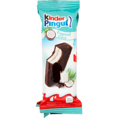KINDER PINGUI TROPICAL COCO X4