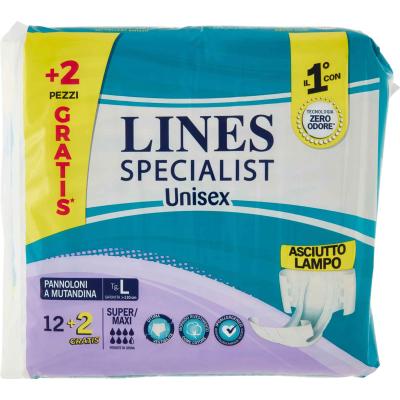 LINES SPECIALIST PANNOLINO Pz12+2 QXC2