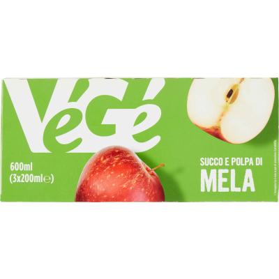 VEGE SUCCO POLPA MELA BRIK ML200X3