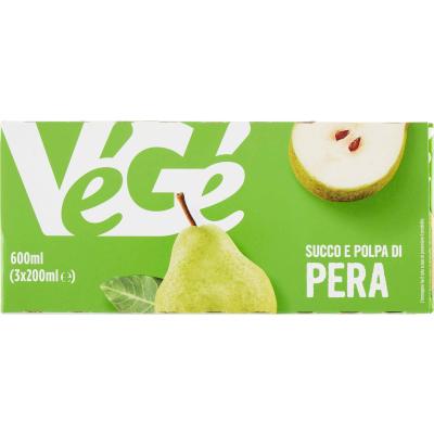 VEGE SUCCO POLPA PERA BRIK ML200X3